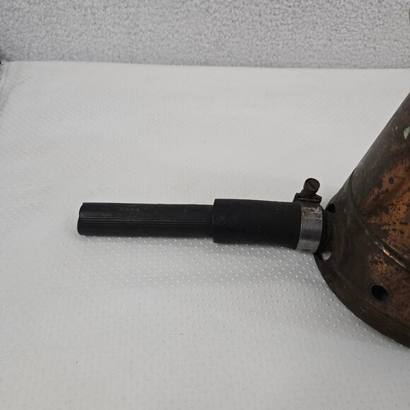 Brookins Oil Can Copper 1 Quart 1/4 Gallon Thumb Operated Vintage - Picture 4 of 14